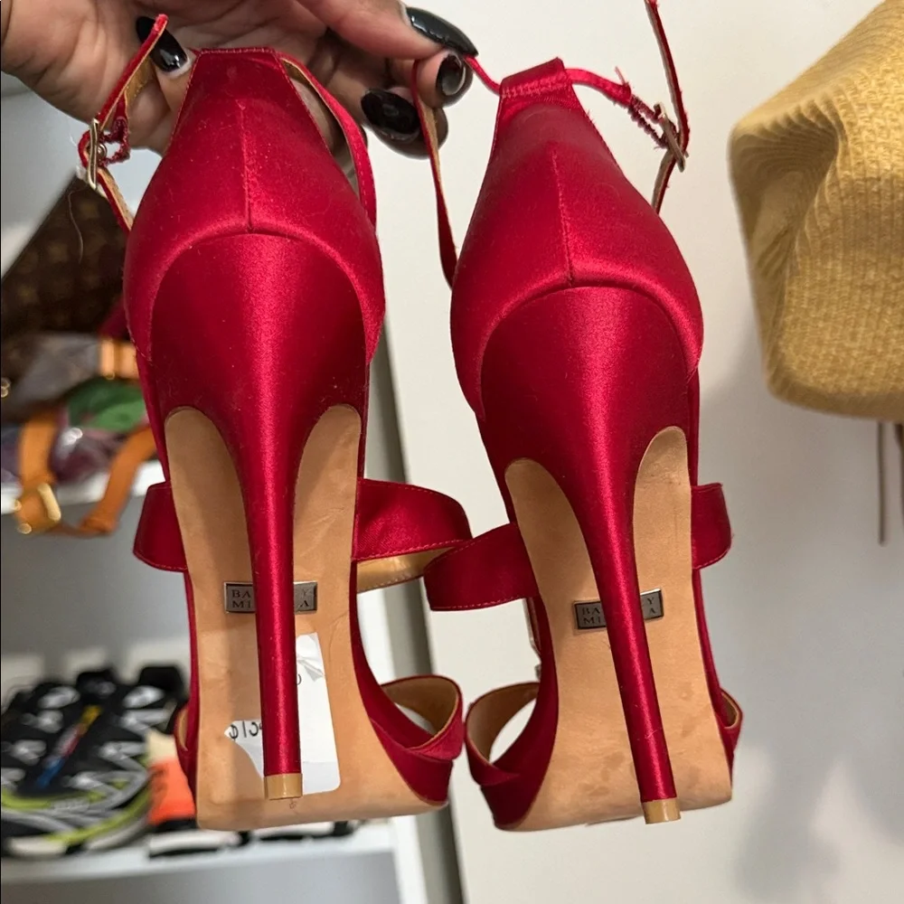 Badgley Mischka T-Strap Heels